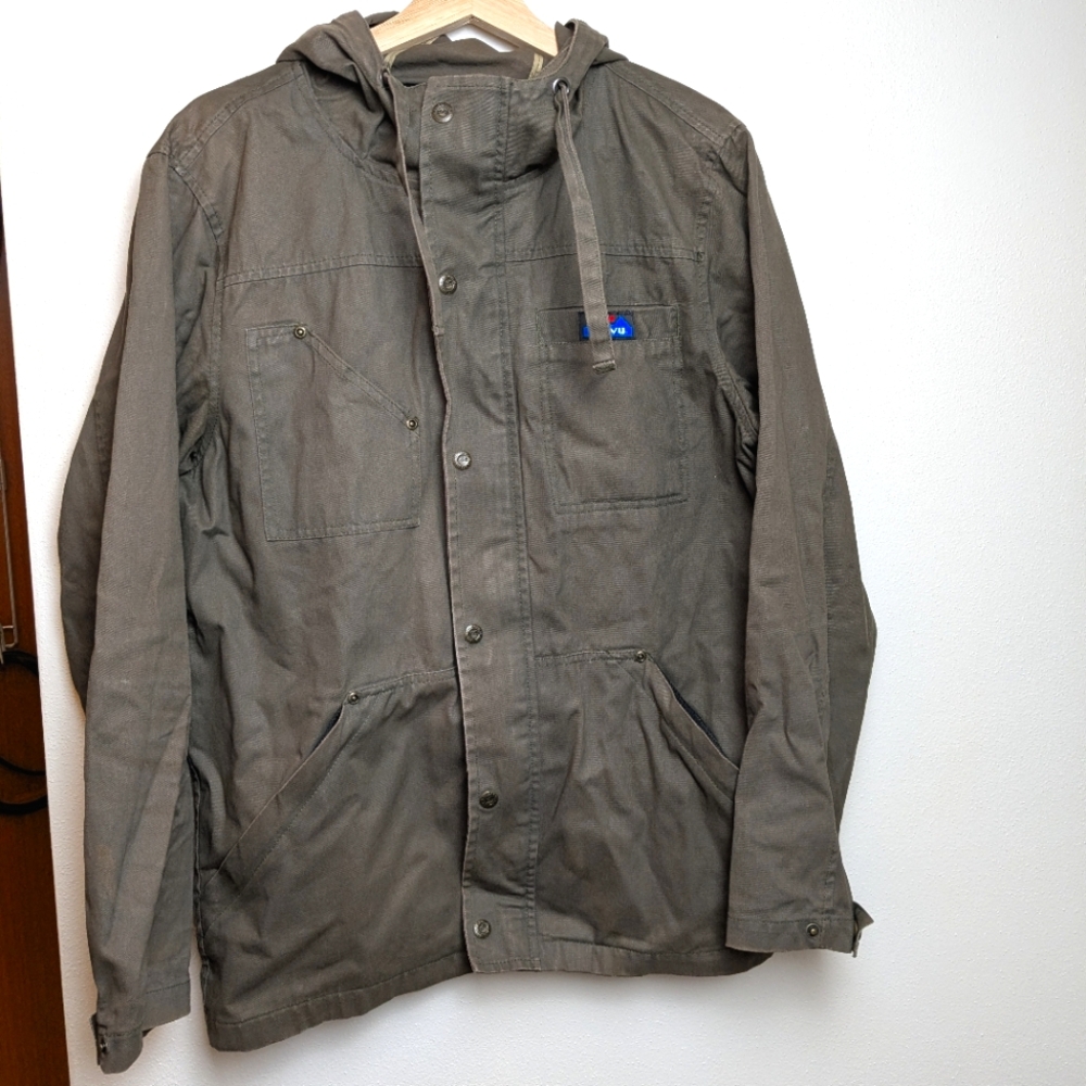 Kavu Men's S Field Style Jacket in Dark Green